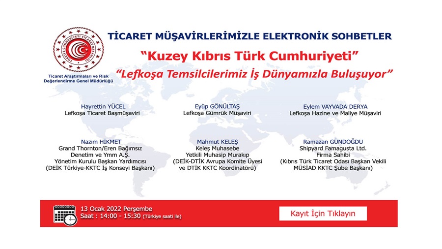 Ticaret Müşavirlerimizle Elektronik Sohbetler - Kuzey Kıbrıs Türk Cumhuriyeti
